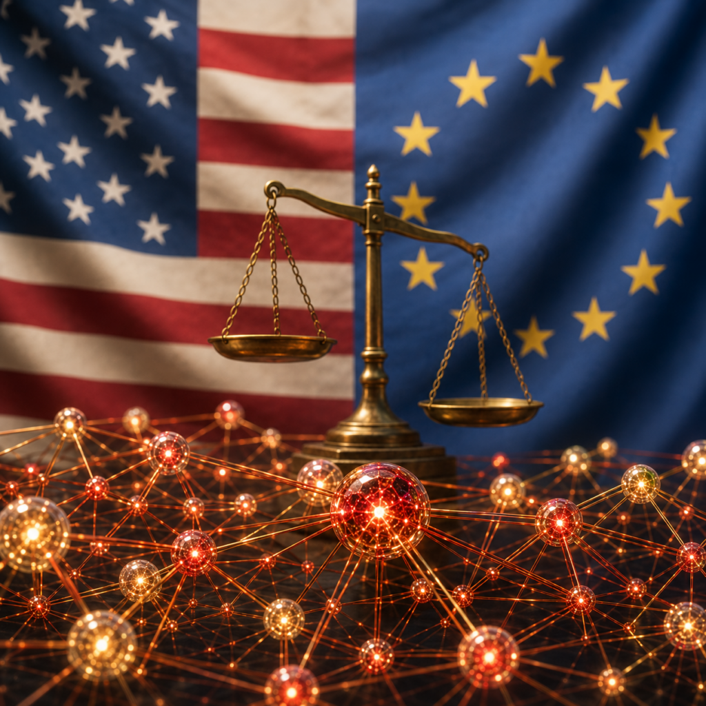 USA vs UE flag
